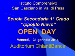 Scuola Secondaria 1&deg; grado &ldquo;Ippolito Nievo