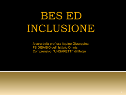 BES ed INCLUSIONE - Istituto Comprensivo Statale "Giuseppe
