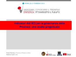 - Undicesima Conferenza Nazionale di Statistica