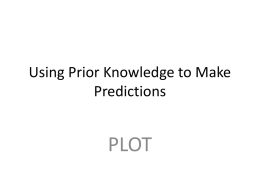 Using Prior Knowledge to Make Predictions