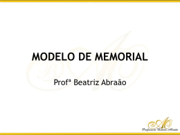 Modelo memorial - Beatriz Abraão Oliveira