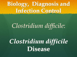 March 13 Educational Program "Clostridium