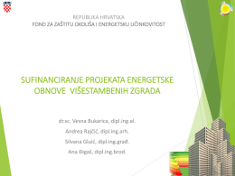 Prezentacija - Fond za zaštitu okoliša i energetsku učinkovitost