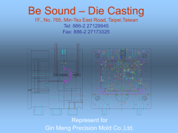 Be Sound – Die Casting 1F., No. 765, Min