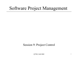 Session 9 (325K MS-PowerPoint file)