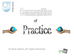 Adams, A. (2012) - The Open University