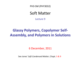 polymer-solvent interactions