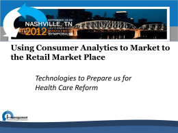 Using Consumer Analytics to Market to th... 416KB Feb 10 2014 12
