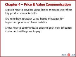 Value Communication