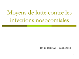 Lutte contre infections nosocomiales