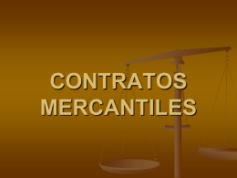 legislacion contratos mercantiles