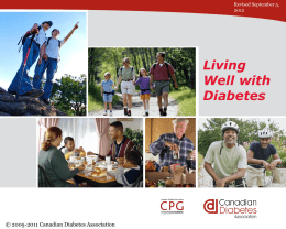 Living Well with Diabetes - Canadian Diabetes Association