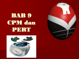 CPM dan PERT dalam Manajemen Operasional