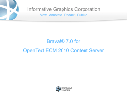 View - Informative Graphics Corporation