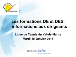 Formation DE DES (3.25 Mo)