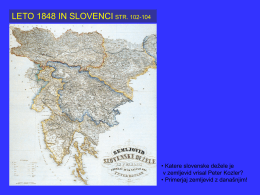 27 Leto 1848 in Slovenci