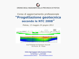 Lezione del 13 maggio 2011 - Ordine degli Ingegneri della provincia
