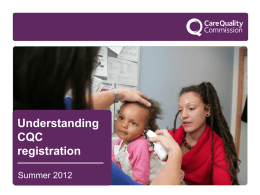 Understanding CQC Registration