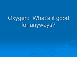Oxygen - CriticalCareMedicine