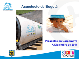Diapositiva 1 - Acueducto de Bogotá