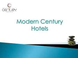 Modern Century Hotels
