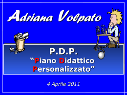 Piano Didattico Personalizzato