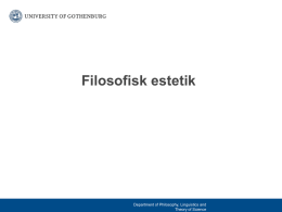 Föreläsning 1 - GUL - Göteborgs universitet
