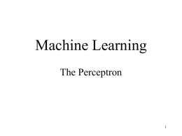 The Perceptron
