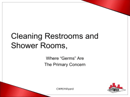 Cleaning Restrooms and Shower Rooms