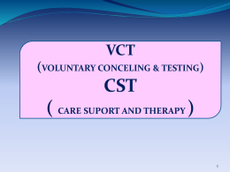layanan vct dan cst