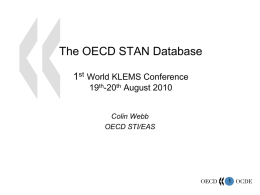 OECD STAN Database