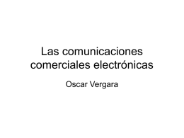 Las comunicaciones comerciales electrónicas