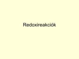 A redoxi reakciók hétköznapi értelmezése