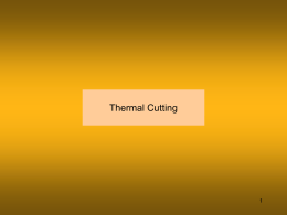 Thermal Cutting