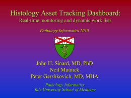 View Presentation - Pathology Informatics 2015