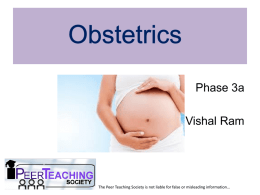 Obstetrics 2(b) - Peer Teaching Society