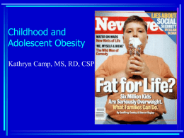 Pediatric Obesity