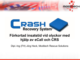 Crash Recovery System