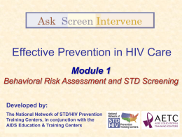 PowerPoint - AIDS Education and Training Centers National