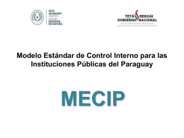 Presentación MECIP.