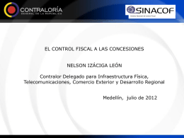 Auditoria de Concesiones. CGR Julio 2012 Dr. Izaciga1