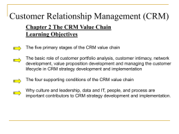 CRM Value Chain?