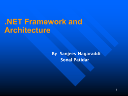 Microsoft .NET Architecture & Scurity