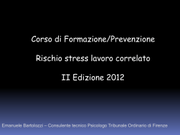 Stress lavoro correlato