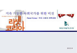 Reset Korea - 인천시민사회단체연대