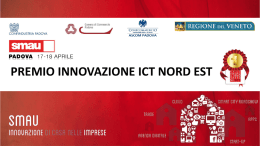 Presentazione Premio Innovazione ICT Padova 2013