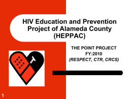 HIV Education & Prevention Project of Alameda County (HEPPAC)