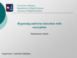 Bypassing Antivirus Detection with Encryption (short paper)
