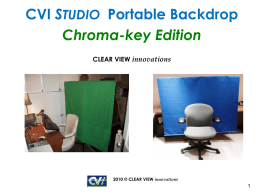 CVI STUDIO Chroma-Key Backdrop