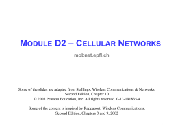 D2-CellNWNew - Mobile networks